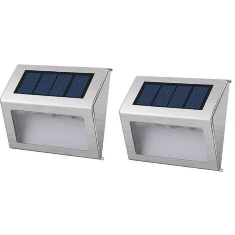 Spot solaire mural extérieur étanche - LUMISKY - 3 LEDs blanches - 2 modes d'éclairage (1/5)