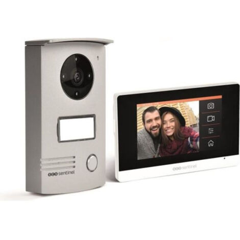 Interphone vidéo filaire SCS SENTINEL VisioDoor 4.3+ avec moniteur tactile 4,3 et vision nocturne - Garantie 5 ans (1/4)