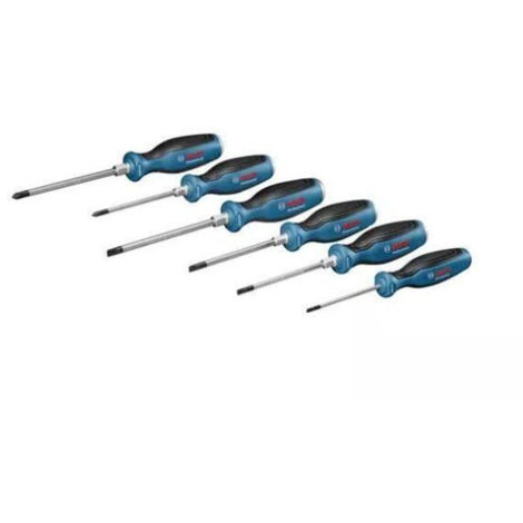 Bosch Professional - Set de 6 tournevis plat (1/3)