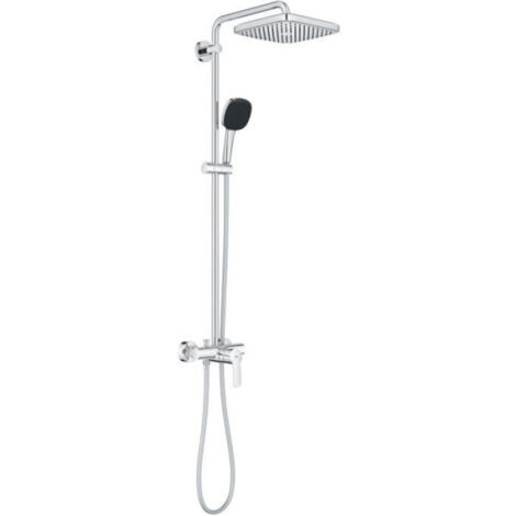 Colonne de douche avec mitigeur monocommande - Economie d'eau - GROHE Vitalio Comfort 250 - Chromé - 26985001 (1/4)