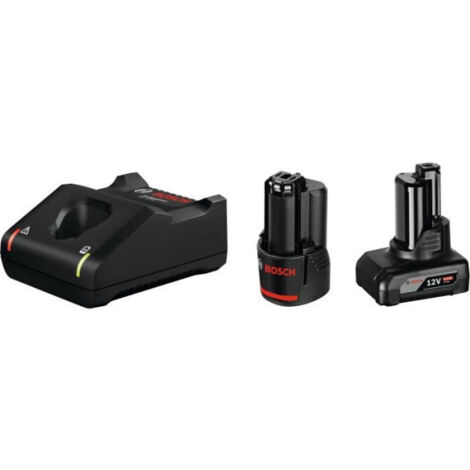 Set 2 Batteries Bosch Professional GBA 2,0Ah + 4,0Ah - 1600A01NC9 (1/2)