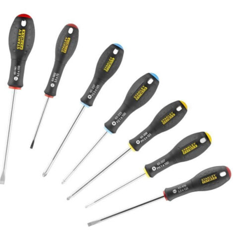 Jeu de 7 Tournevis - STANLEY FATMAX - 0-65-438 - Electricien + Mecanicien + Phillips + Pozidriv