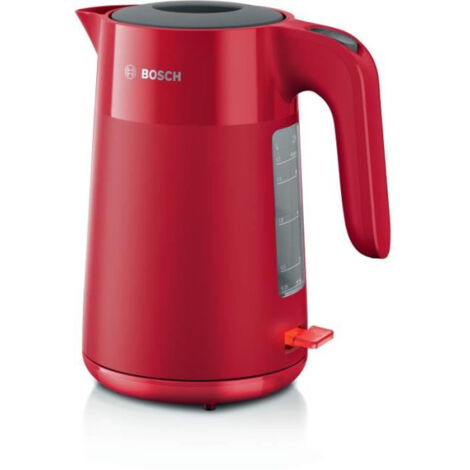 Bouilloire Electrique - BOSCH - TWK2M164 MyMoment - Rouge Mate - indicateur de tasses - niveau d'eau visible (1/5)