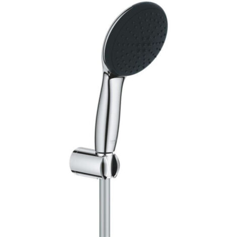 Ensemble de douche avec pommeau 2 jets, support et flexible - GROHE Vitalio Start 110 27950001 - Sélection facile - Economie d' (1/4)