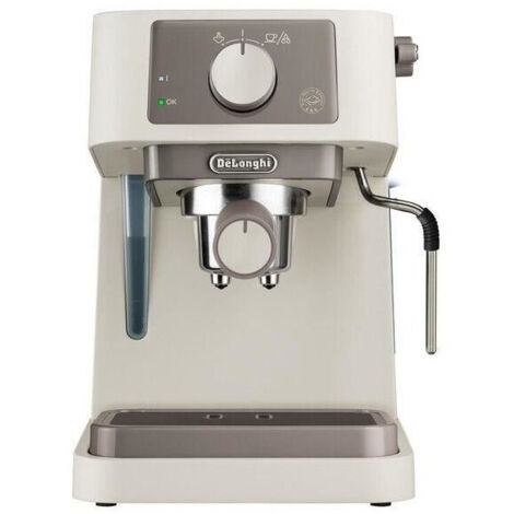 Machine a expresso - DELONGHI - STILOSA EC235.CR - Solo pompe - Bouilloire inox - Compatible ESE - Buse vapeur - Finition creme