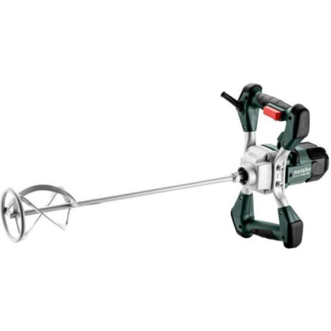 Malaxeur - METABO - RWE 1200 - Agitateur RS-R2 - Rallonge 200 mm - Clé plate (1/4)