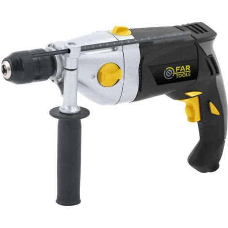 Perceuse a percussion - FARTOOLS - PKP 1200 - 2 vitesses mécaniques - Mandrin auto-serrant - Livré en mallette (1/2)