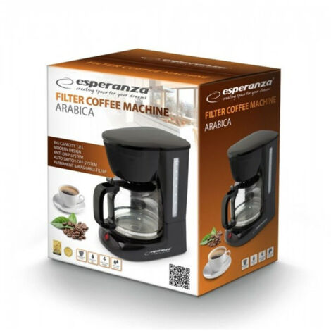 Cafetière superautomatique Esperanza EKC005 Noir 950 W 1,8 L