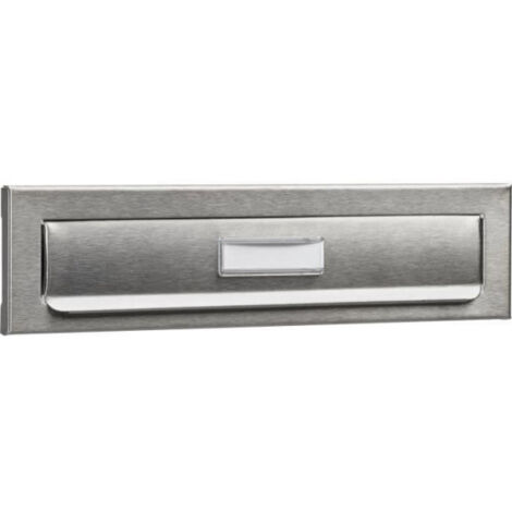 Entrée courrier pour porte BURG WACHTER - Encastrable - Inox (1/2)