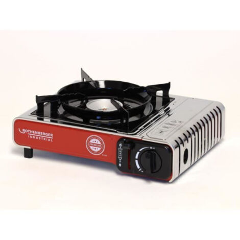 Réchaud a gaz - ROTHENBERGER - PREMIUM RS 220 - 2200 W - Gris et noir (1/3)