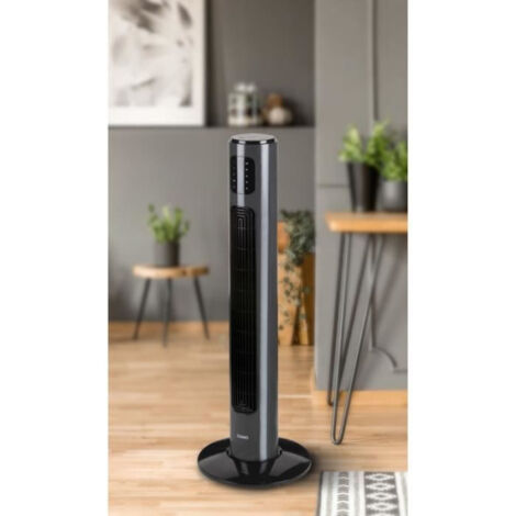 Ventilateur sur pied P21 SF, silencieux, 3 modes nuit/nature, 3 vitesses, oscillation, hauteur 130 cm, minuterie - Bricolage