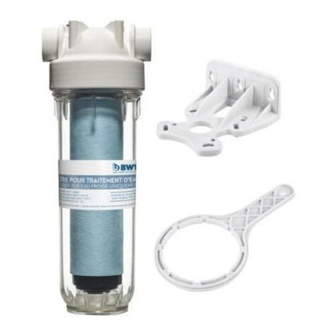 BWT – Filtre antitartre 4-en-1 – Protection contre tartre, corrosion et bactéries – Kit d'installation simplifié – Débit 2 m3/h