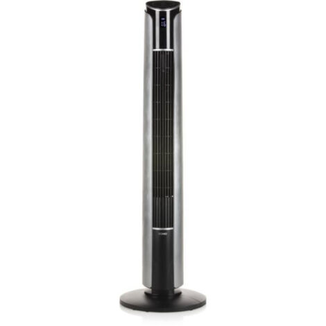 DOMO Ventilateur tour 107 cm 45 W Noir et argenté (1/5)