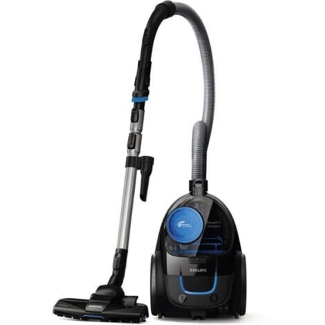 Aspirateur Robot  traineau sans sac - PHILIPS FC9331/09 - 900 W - 1,5 L - Noir intense et bleu