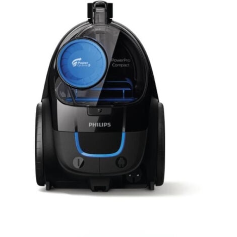 Aspirateur Robot  traineau sans sac - PHILIPS FC9331/09 - 900 W - 1,5 L - Noir intense et bleu