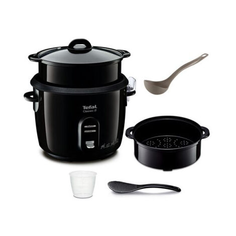 Cuiseur à riz Tefal Classic 2 YY4351 avec panier vapeur 600 W Noir