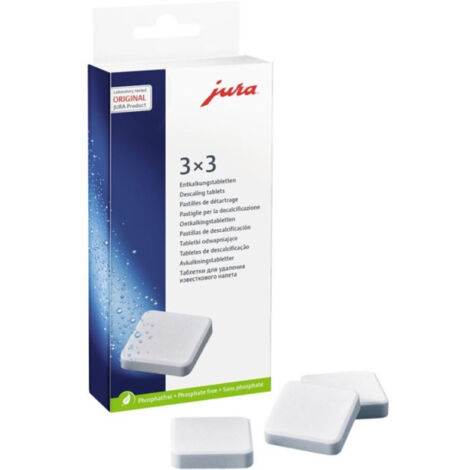 Pastilles de détartrage pour cafetière Jura
