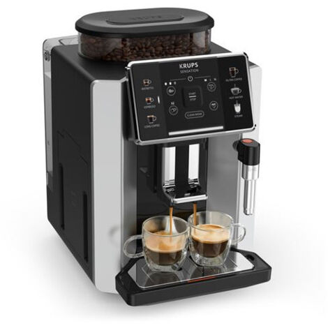Machine à café à grain Krups Sensation EA910E10 1450 W Argent