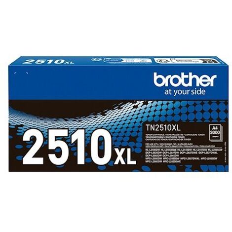 Toner noir haute capacité Brother TN2510XL - 3 000 pages