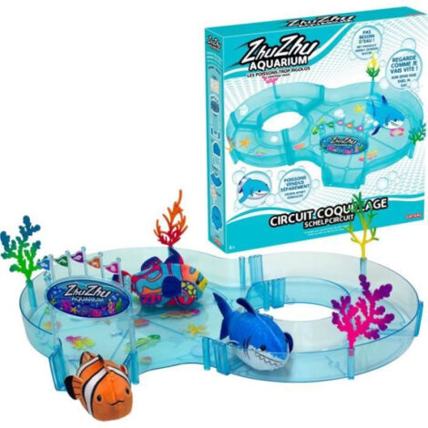 Circuit Coquillage Zhu Zhu Aquarium Lansay - Jeu Marin Sans Eau Pour Enfants 4+