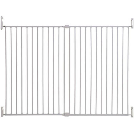 Barrière De Sécurité Dreambaby Newport 3 Panneaux - Blanche Pour Enfants Et Animaux 85.5-200 Cm