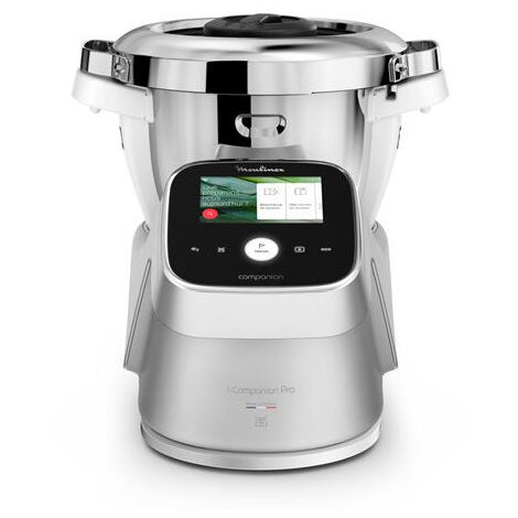 Robot cuiseur multifonction Moulinex i-Companion Touch Pro HF93EC 1550 W Argent
