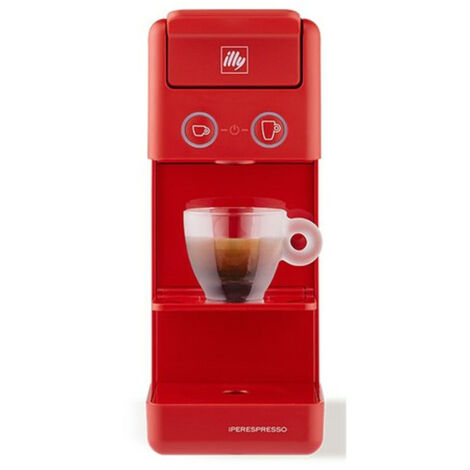 Illy Iperespresso Y3.3 Machine à Café Capsules – Expresso & Café Long, Design Compact Piero Lissoni, Noir Élégant