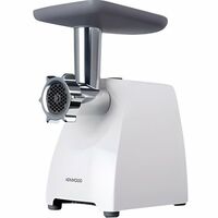 Hachoir Electrique a viande KENWOOD - MG360 - 1400 W - Acier Inoxydable - Blanc/Gris