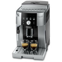 Delonghi – Cafetière expresso broyeur automatique 1,8L – Pression 15 bar – Compatible grains de café – Design inox gris