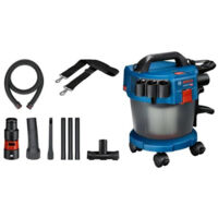 Bosch – Aspirateur à main sans fil 18V – Puissance d'aspiration élevée – Technologie cyclonique – 10 L pour solides et liquides