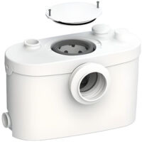 SFA – Broyeur silencieux 400W pour WC, douche, lavabo et bidet – Évacuation jusqu'à 5m en hauteur – Trappe d'accès pour dépannage rapide