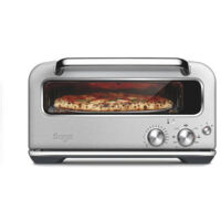 Mini four grill à pizza 2350 W – Cuisson parfaite – Compact et élégant – Pour pizzas jusqu'à 12 pouces – Argent