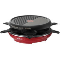 Raclette grill et plancha Tefal Colormania 850 W Rouge