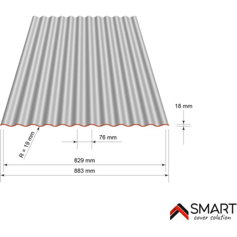 Tôle bac acier - Toiture - Couverture - plaque S18 Coloris Camouflage Printech Dimensions 1200x883x0.40mm