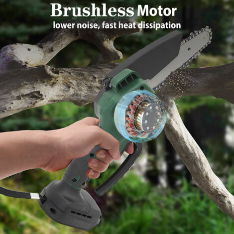 Mini Tronçonneuse Sans Balais 15,24 Cm Compatible Makita 18V - Avec Lubrification Améliorée