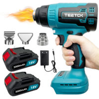Pistolet à Air Chaud Sans Fil Makita 20V - 300-580°C Réglable Avec 4 Buses