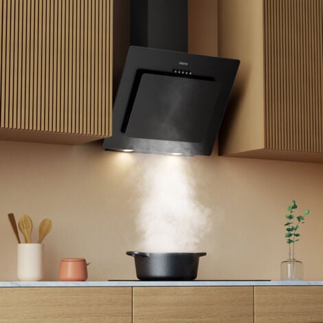 Cappa Aspirante Ciarra Inclinata 60cm | Classe A++ | 350m³/h | Nera | Con Filtri A Carbone - Foto 13