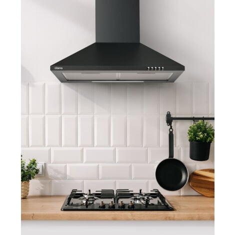 CIARRA Campana extractora 60cm de pared 370m3/h Clase A++ 201BK60