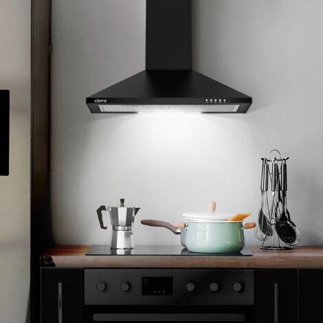 CIARRA Campana extractora 60cm de pared 370m3/h Clase A++ 201BK60