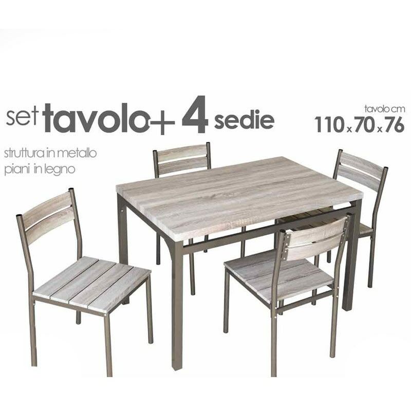 East West Furniture Set Da Pranzo 5 Pezzi Cappuccino – Tavolo Rotondo Con Piedistallo E 4 Sedie In Legno Massello