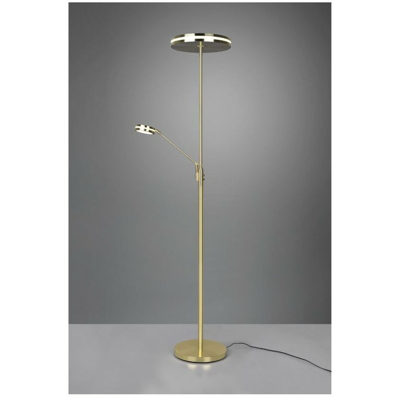 Lumetto Moderno da Comodino Disco Led Antracite Franklin Trio Lighting