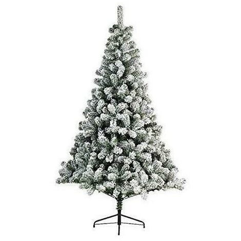 Albero di Natale innevato folto con pigne h 240 cm Kolba