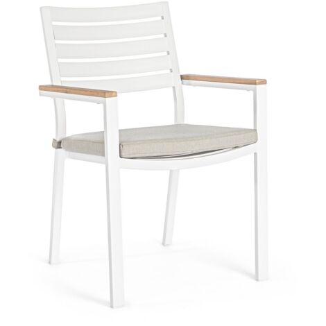 Sedia C-Br C-C Belmar Bianco Yk11 -