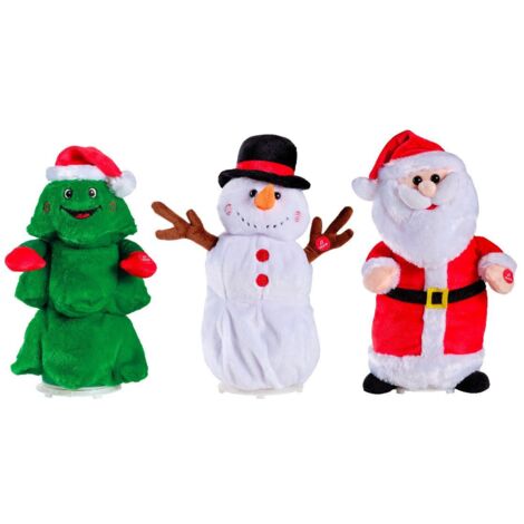 Set di 3 Figure di Natale in Poliestere L 17 x P 17 x H 32 cm (1/4)