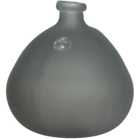 Vaso In Vetro Riciclato Minimal - Sass & Belle, Alto E Trasparente Per Fiori