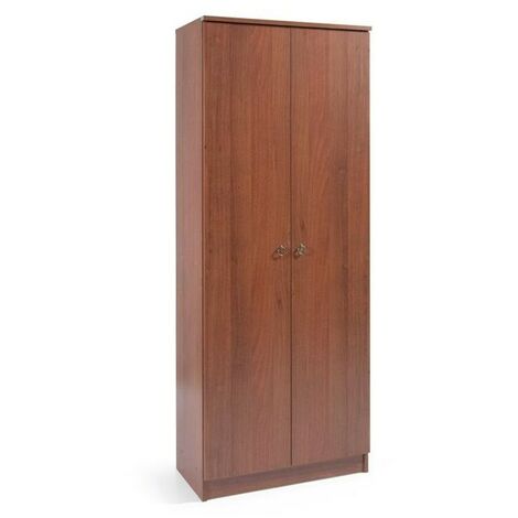 Armadio scarpiera multiuso Noce Antico legno nobilitato 2 ante h182x71x38