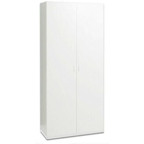 Armadio componibile per camera da letto 2 ante Bianco Cm 90x60xH 180 (1/3)