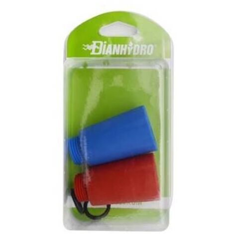 Set 4 Tappi Copri Accendisigari Auto In Alluminio, Colori Rosso, Blu E Nero - 3