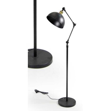 VASAGLE Lampada da Terra, Altezza Regolabile 141-175 cm