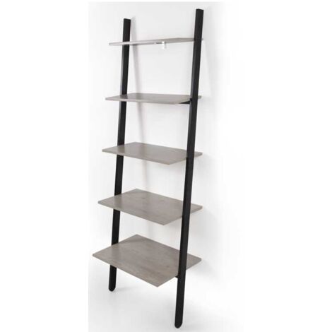 Scaffale da muro inclinato urban industrial cm 64 x 49 x 180 h (1/2)